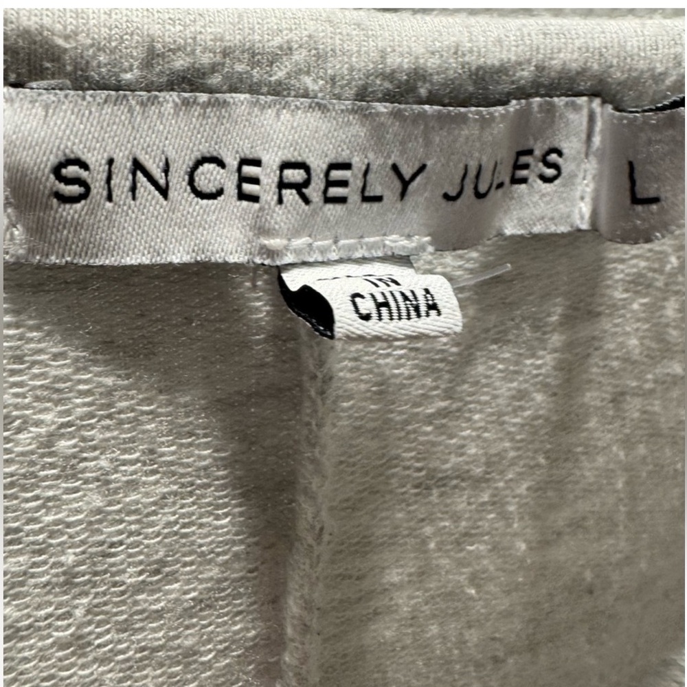 Sincerely Jules Scoop Neck Spaghetti Strap Light Grey Jumpsuit - Picture 4 of 4